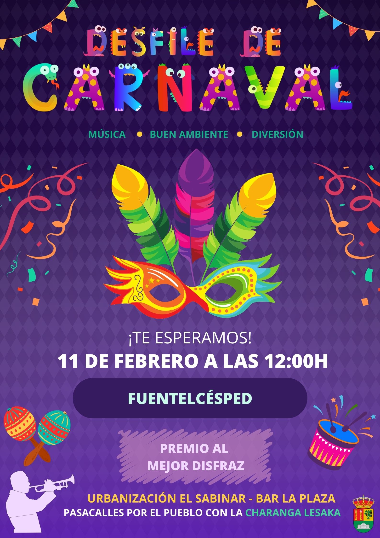 Participa en el Desfile de Carnaval 2024