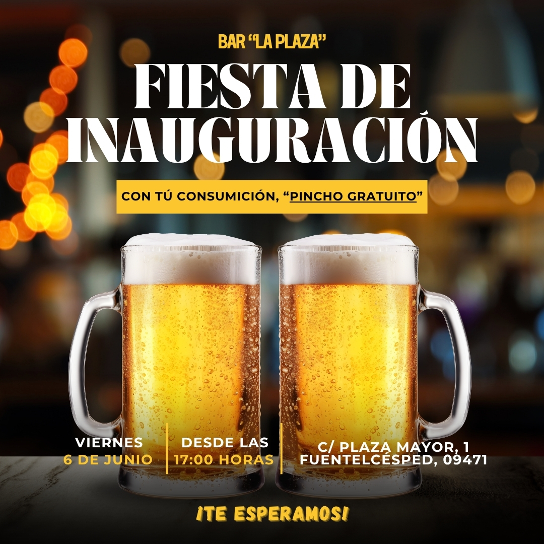 El bar "La Plaza" abre sus puertas este viernes